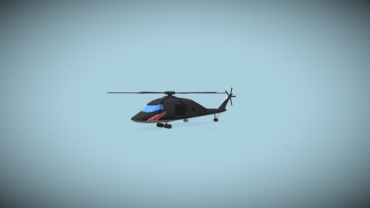 Helicopter shark 3D Model