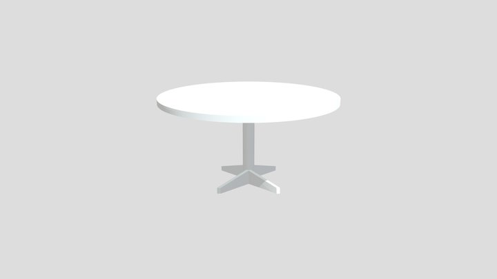 Table Base Simple 3D Model