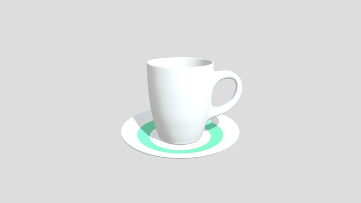 Taza low poly 3D Model