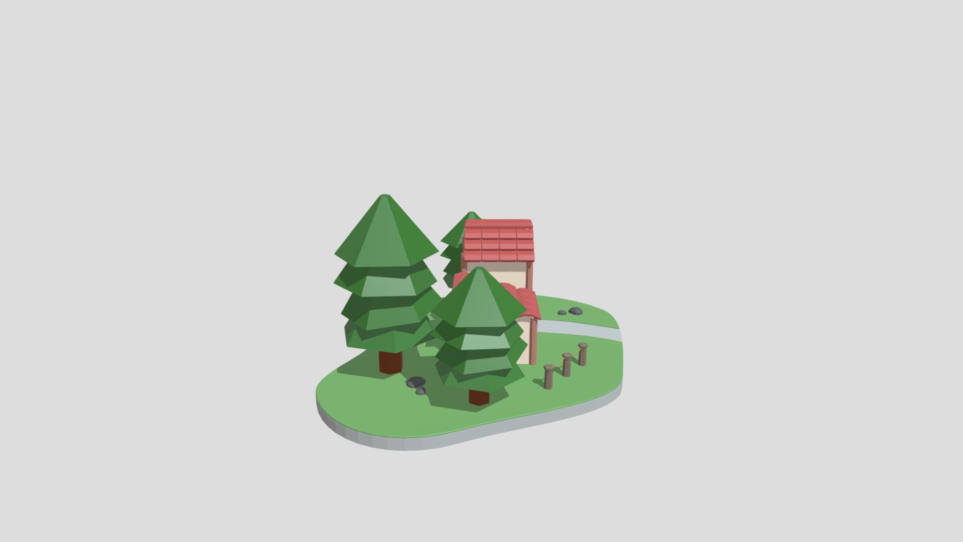 Simple modeling house
