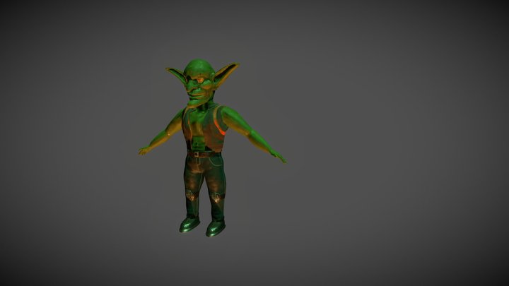 Goblin Mechanic 3D Model