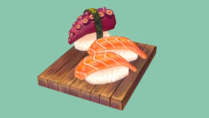 sushi 3D Model