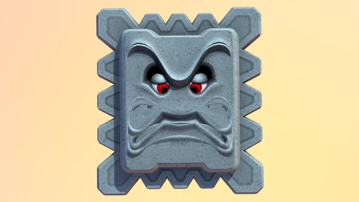 Thwomp 3D models - Sketchfab