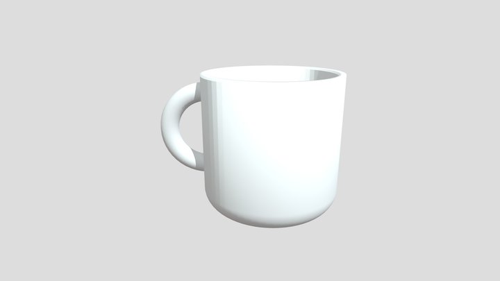 Simple Mug 3D Model