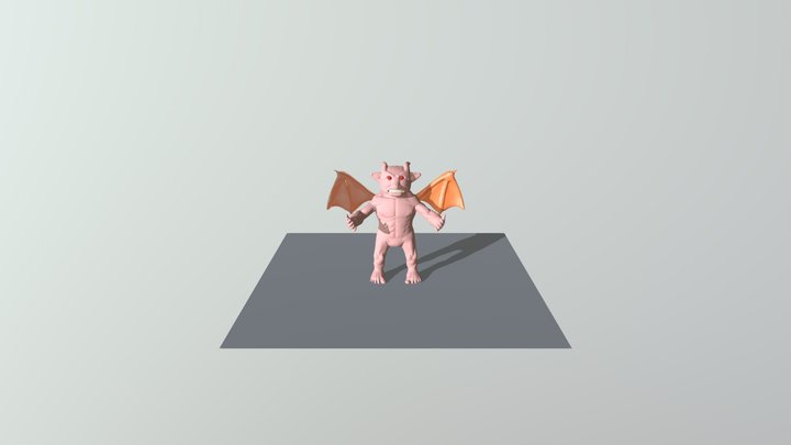 Flying Devil 3D Model