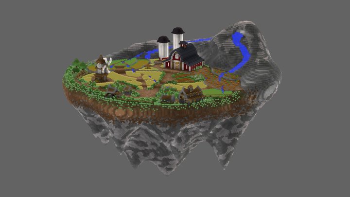 Barn - Farming Island v1.1 3D Model