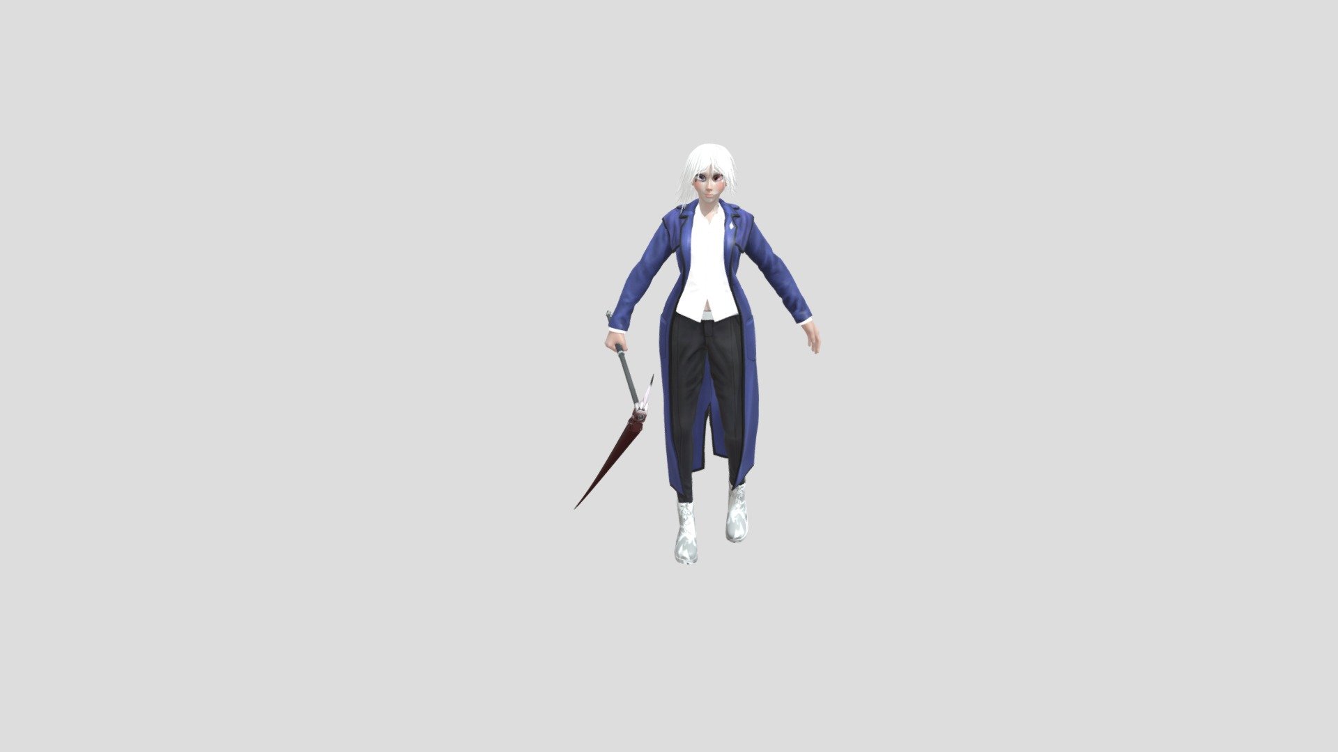 Uchuu Kira With Her Scythe