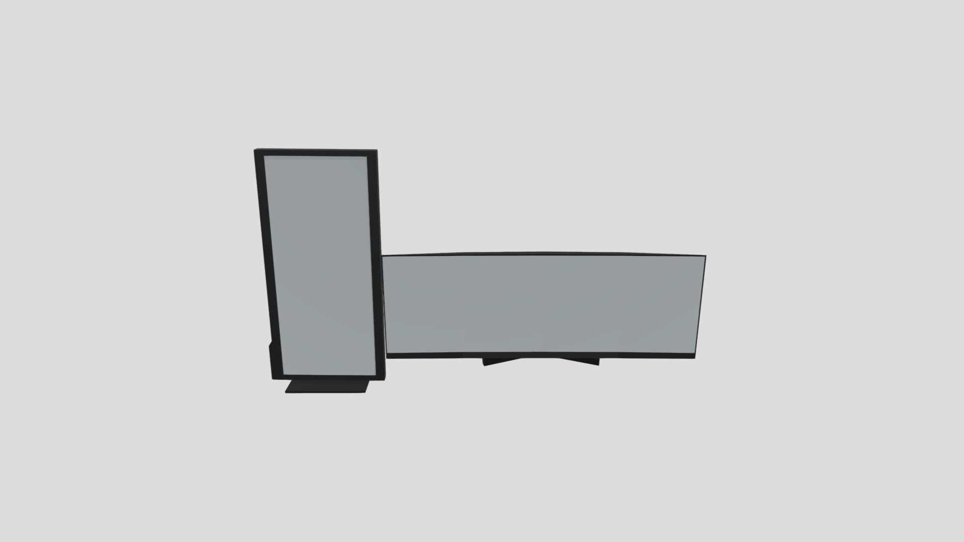 Monitors (Shaded) - Download Free 3D model by mvpwh32 [f349cb6] - Sketchfab