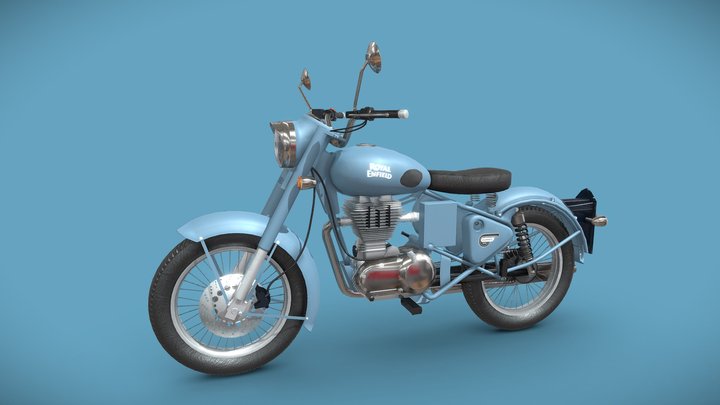 Royal Enfield Classic 350 3D Model