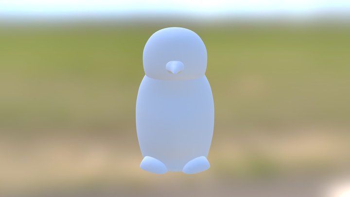 Pinguim 3D Model