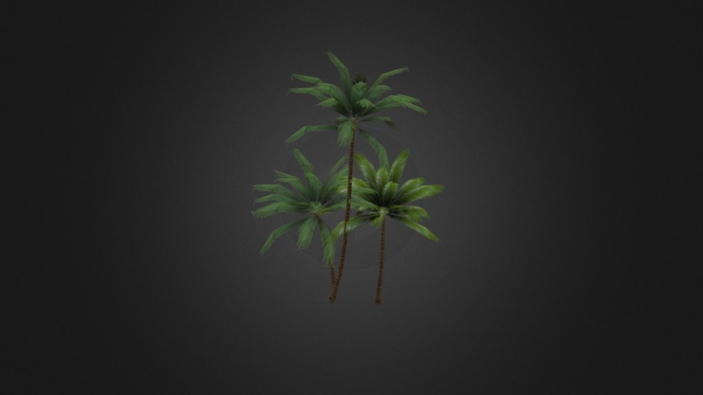 Palms - Download Free 3D model by Bart Huylebroeck (@BartHuylebroeck ...