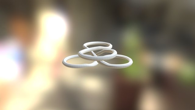 double infinity flower 3D Model