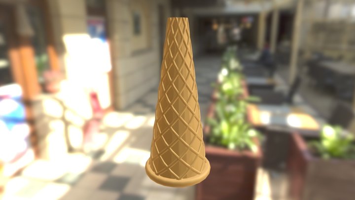 Helado Sin Orilla 3D Model