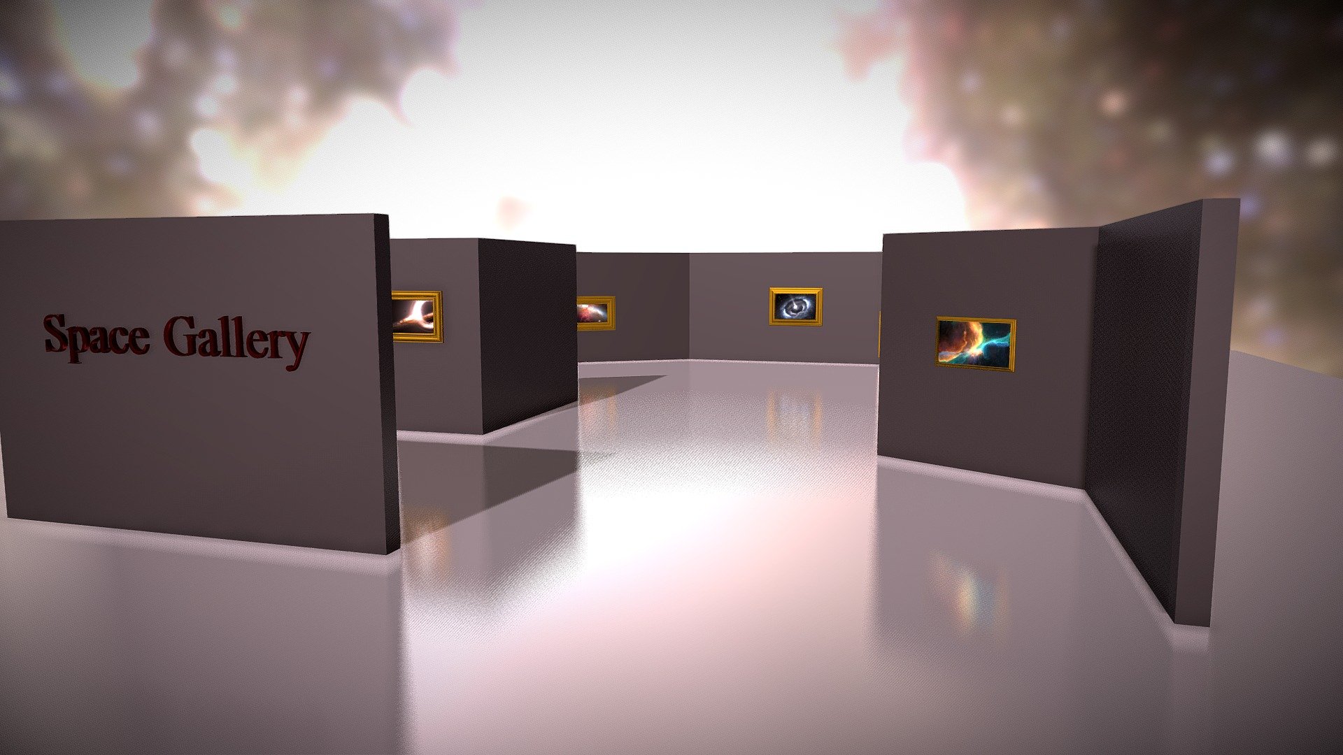 Art Gallery - 3D model by Noel_Hillstedt [f34d596] - Sketchfab