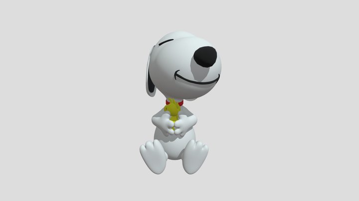 inwu00-Snoopy 3D Model