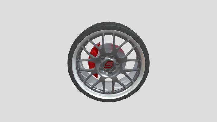 Free Wheel 3D Model