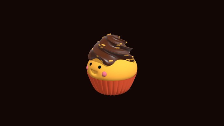 Cartoon Cupcake