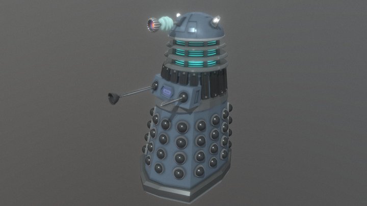 Doctor Who Dalek Redesign 3D Model