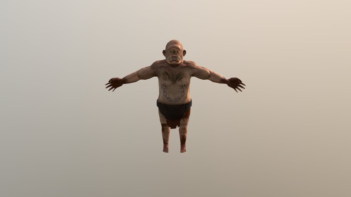 Lord Zas the Cyclops 3D Model