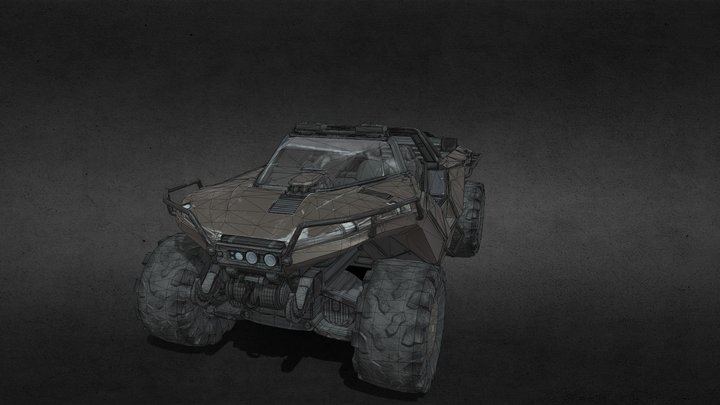 Warthog UNSC [Halo Reach] 3D Model