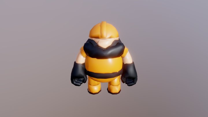 construction man 3D Model