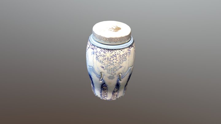 Tea Caddy 3D Model
