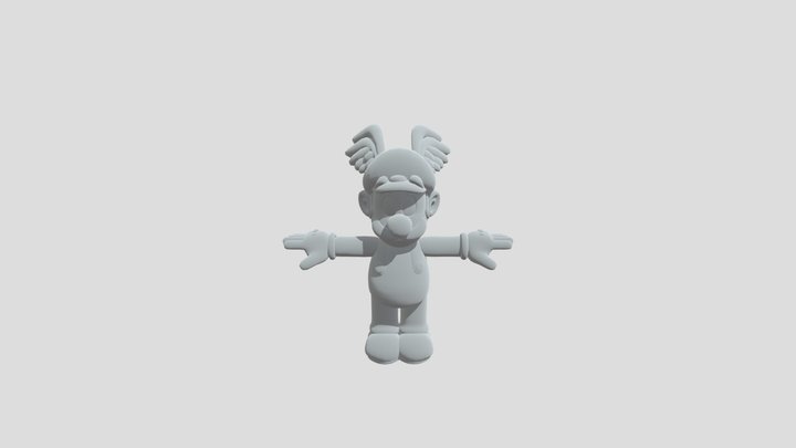 Render96 Luigi Rig 3D Model