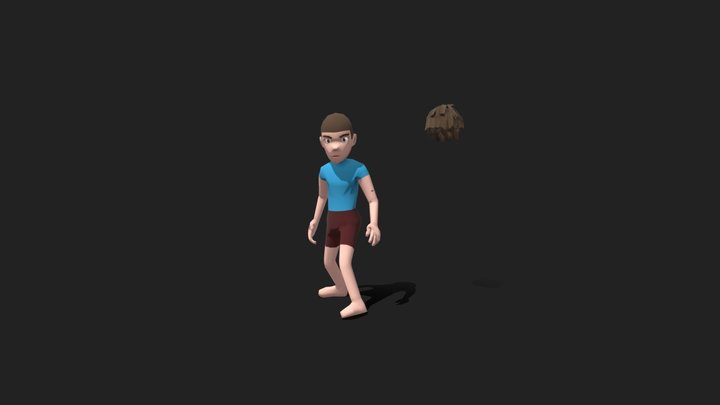Free Cartoon Character Base Model - Rigged 3D Model