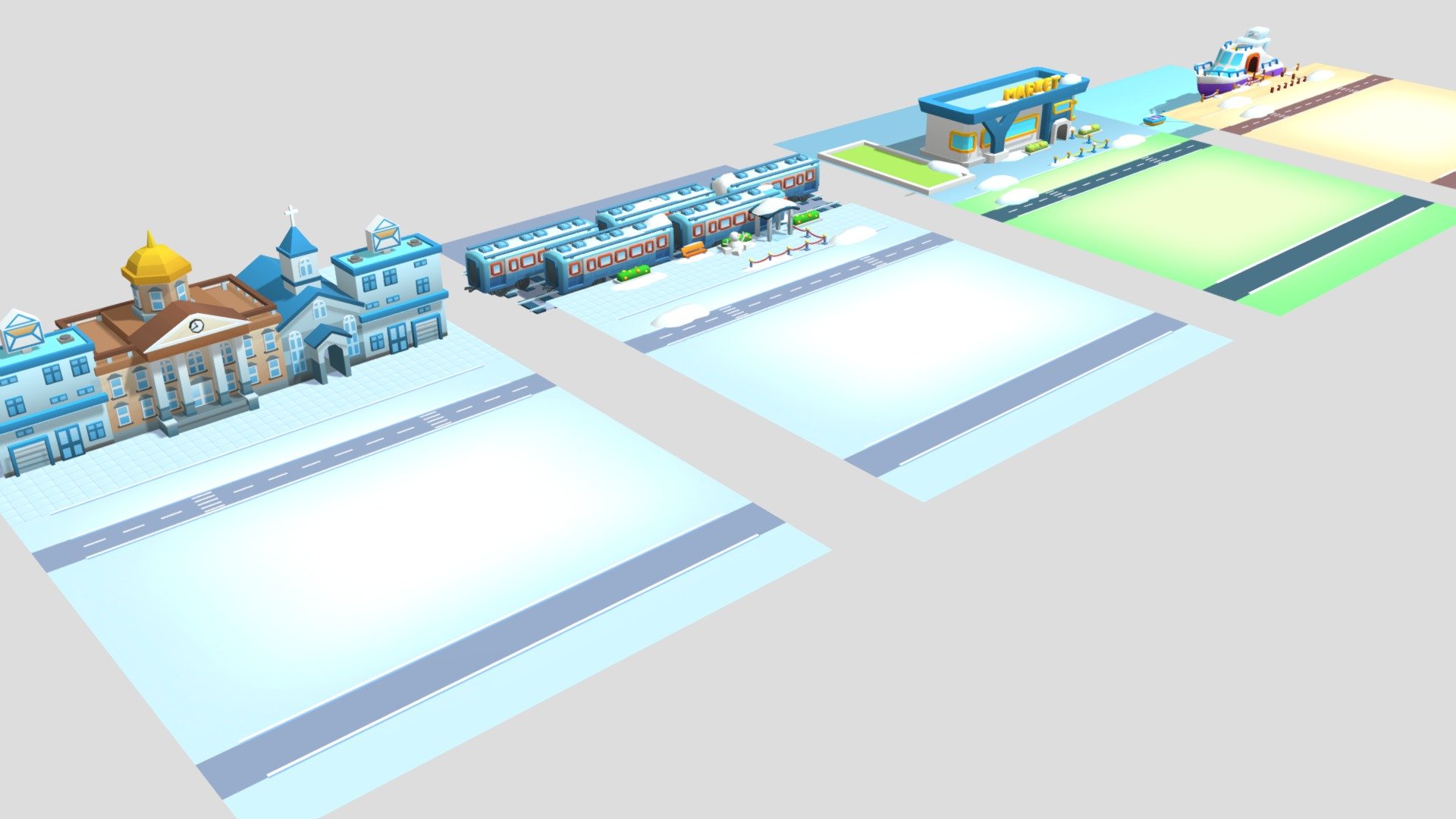 Bus Jam Map - 3D model by TuUan (@AnhTuUan) [f353fbd] - Sketchfab