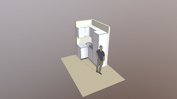 Kitchen rev3 3D Model
