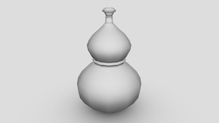 Gourd Bottle CT4012 3D Model