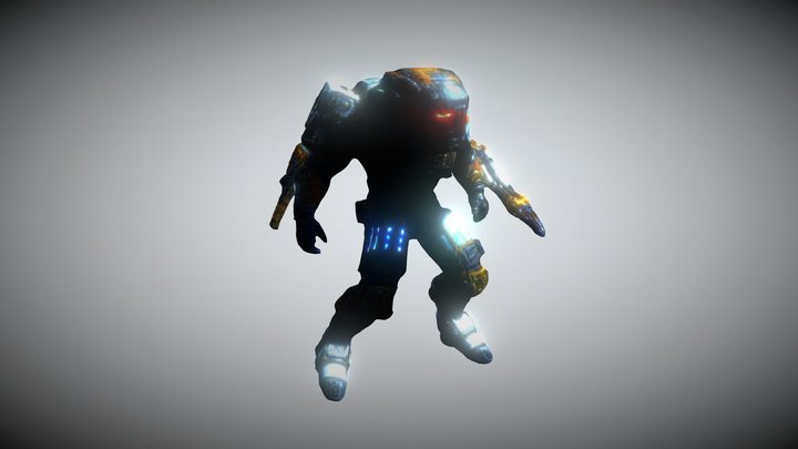 Sci-fi Robot 3D Model