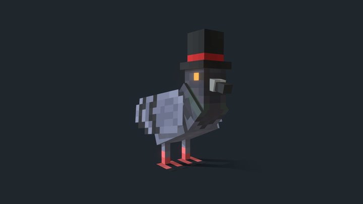 Important pigeon 3D Model