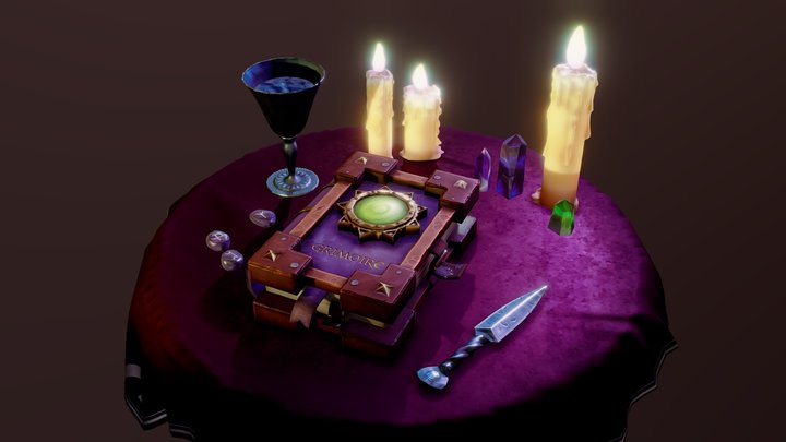 Altar Of A Witch 3D Model