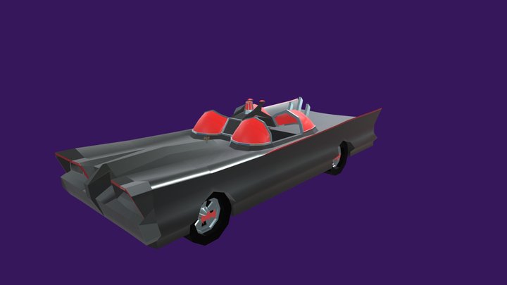 Batmobile 3D Model