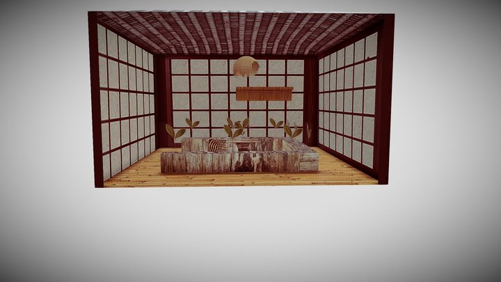 3d diorama-Japan 3D Model