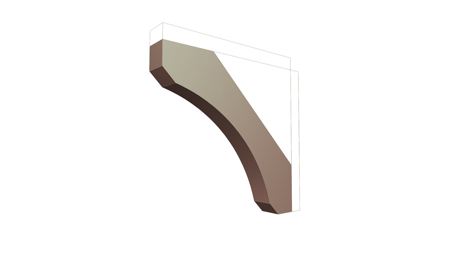 Wood Brace 72T3 23 x 23