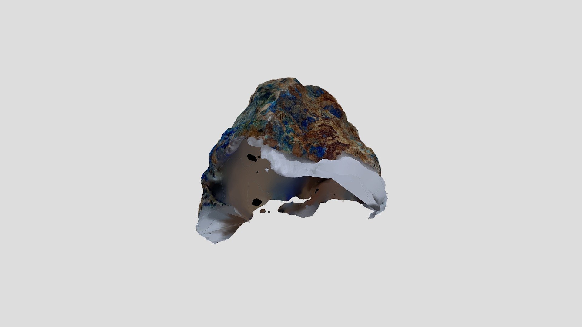 Linarite in association with Malachite - 3D model by islato [f357ee3 ...