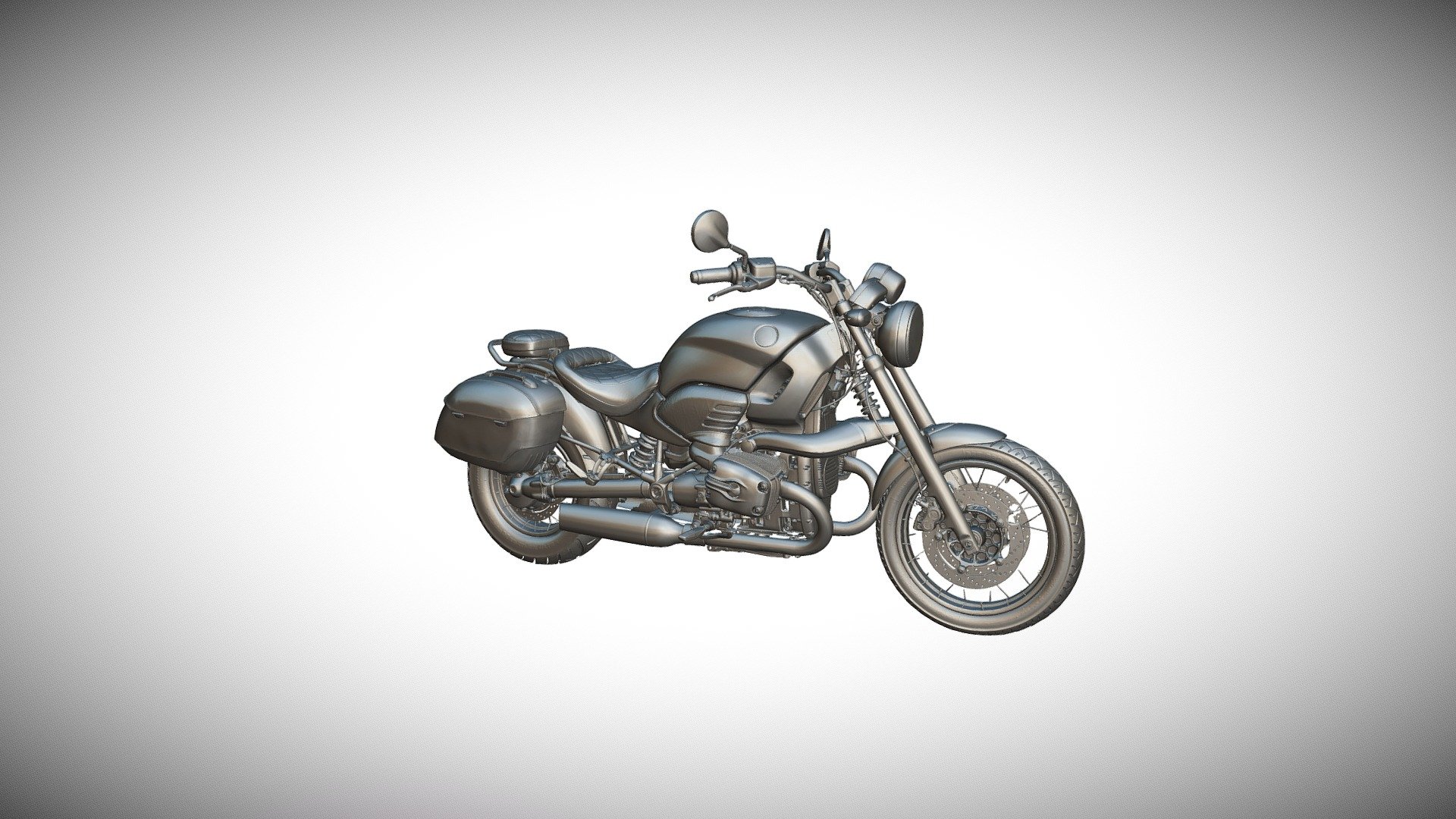 BMW Ｒ1200C 模型 Ray Road Rider Collection BMW R1200C Motorcycle 1:6 Cream w