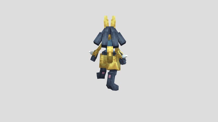 Lucario_shiny 3D Model