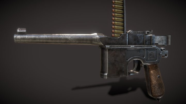 Mauser_C96 3D Model