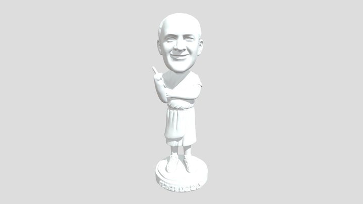 Bobblehead in Toga 3D Model