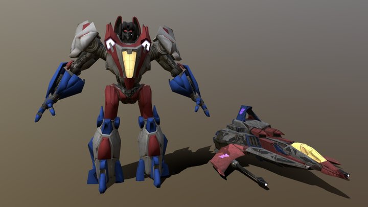 Transformers Fall Of Cybertron Starscream – Modello 3D gratuito STL
