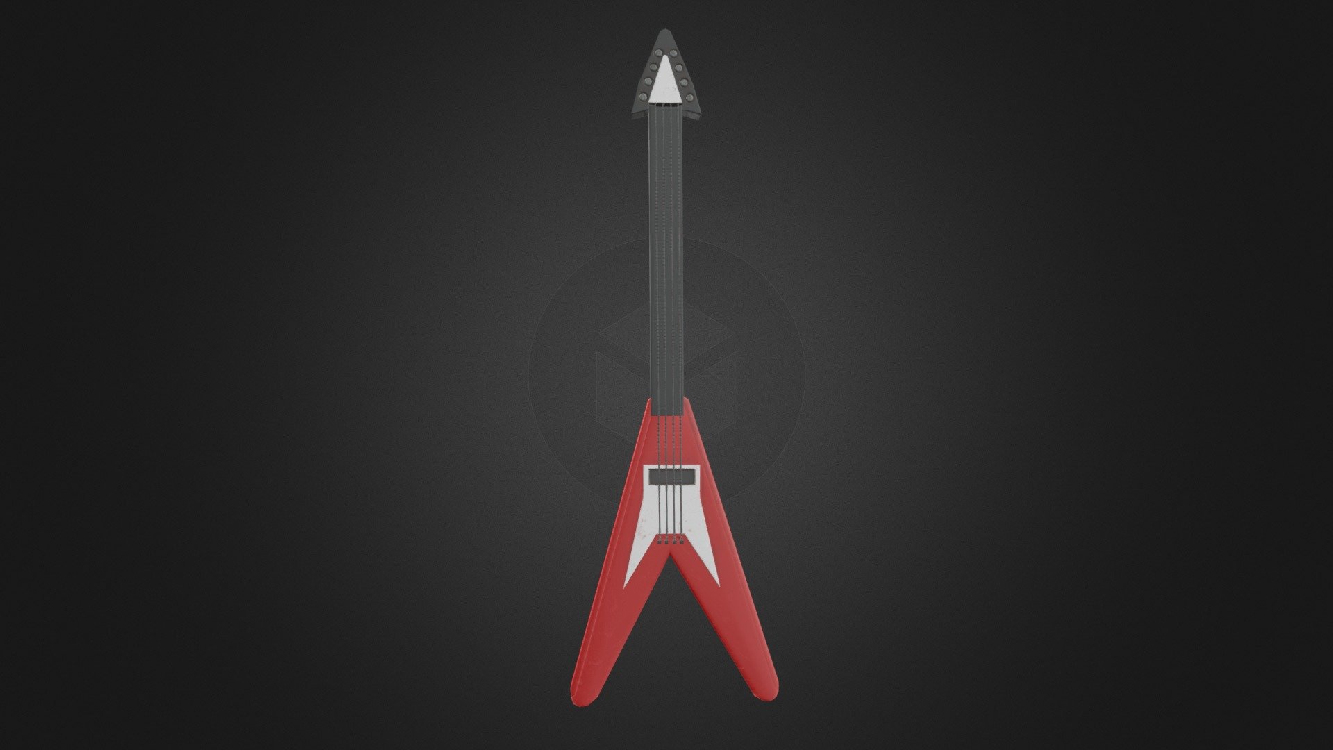 Bonnie's beta Guitar 2.0 (FNaF HW) - Download Free 3D model by Captain ...