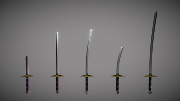 Modular sword – Free 3D Model STL