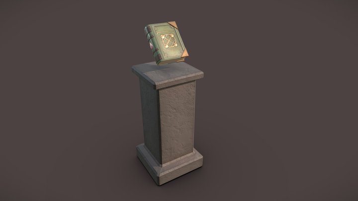 Grimoire ancien 3D Model