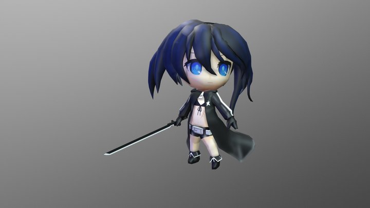 Nendoroid Black Rock Shooter 3 3D Model