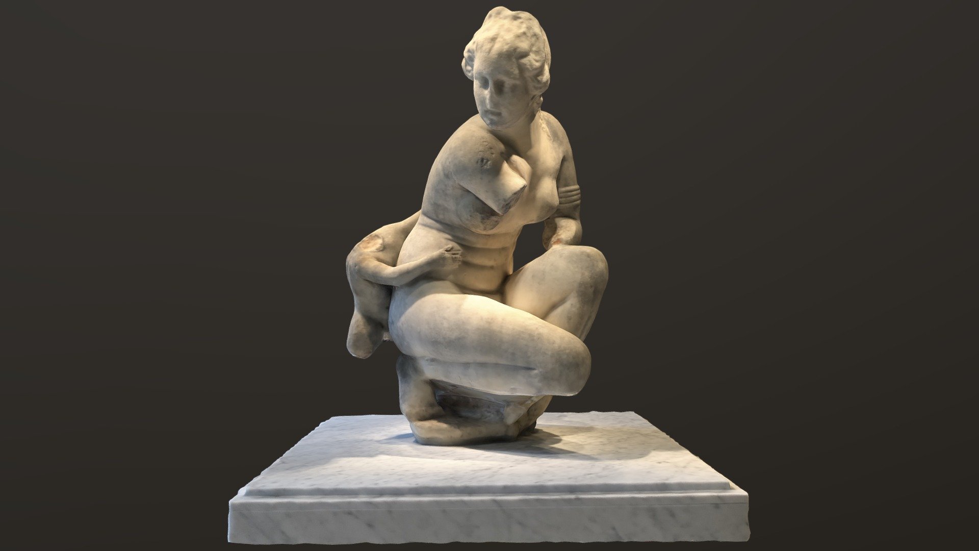Greek statue of a Woman (photogrammetry scan)