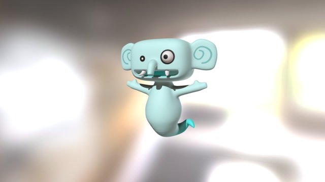 Strange Monsters: Elephantom 3D Model
