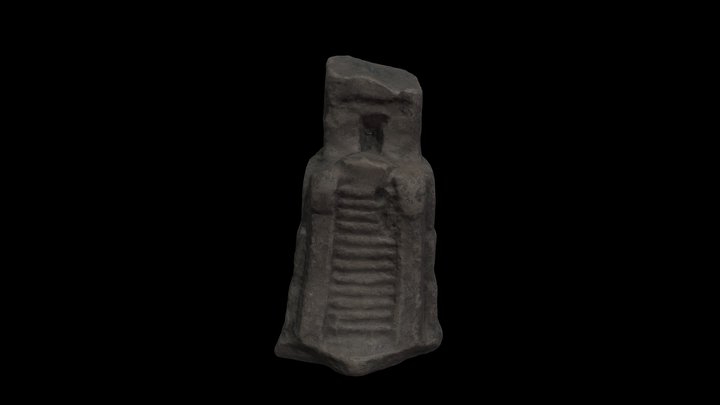 Maqueta  de templo prehispánico 3D Model